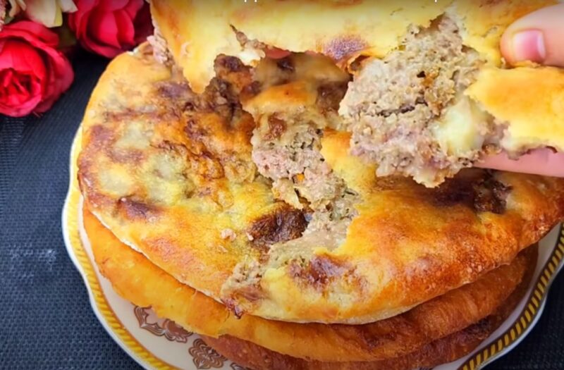 Намного вкуснее наших пирожков, семья просто в восторге. Турецкая мясная лепёшка